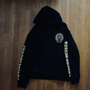 Chrome Hearts Black And Yellow Website Exclusive Hoodie